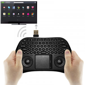 MEASY GP800 Clavier sans fil Smart Remote Air Mouse pour TV BOX / Ordinateur portable / Tablet PC / Mini PC (Noir) SM0022952-20