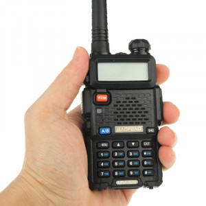 BAOFENG UV-5R professionnel double bande émetteur-récepteur FM talkie walkie talkie walkie (noir) SB581B1521-20