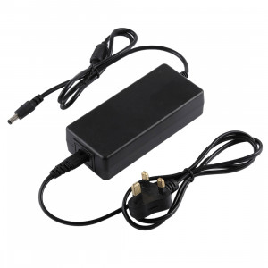Unité d'alimentation CA UK Plug 12V 5A 60W avec prise de courant continu 5,5mm pour moniteur LCD Cordon, sorties: 5.5x2.5mm (noir) SH501C1676-20