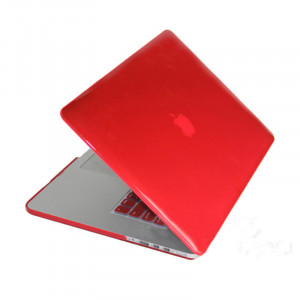 Étui de protection en cristal dur pour Macbook Pro Retina 15,4 pouces (rouge) SH013R1544-20