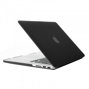 Cas de protection en plastique dur givré pour Macbook Pro Retina 13,3 pouces (Noir) SH015B170-20