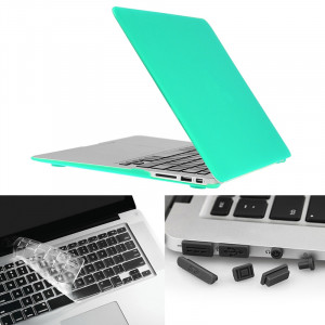 ENKAY pour Macbook Air 11,6 pouces (version US) / A1370 / A1465 Hat-Prince 3 en 1 Coque de protection en plastique dur avec protection de clavier et prise de poussière de port (vert) SE580G1921-20