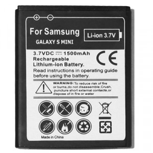 Batterie de téléphone portable pour Galaxy Mini / S5570 / S5750 / S7230 SH429L956-20