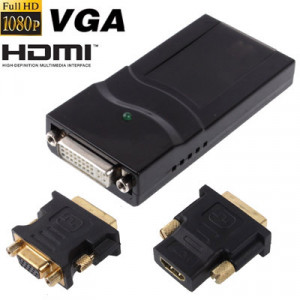 Adaptateur d'affichage USB 2.0 vers DVI / VGA / HDMI, support Full HD 1080P, extensible jusqu'à 6 unités d'affichage SU0195475-20