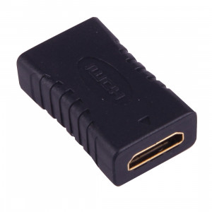 Adaptateur Mini HDMI femelle à mini HDMI femelle (plaqué or) (noir) SH033018-20