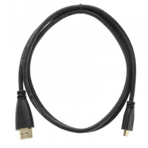 Câble micro HDMI mâle à HDMI de 1,5 m plaqué or SH34621861-20