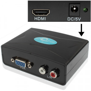 Convertisseur VGA vers HDMI avec audio (FY1316) (Noir) SV0403311-20