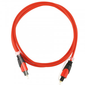Câble Toslink Fibre Optique Audio Numérique, Longueur de Câble: 1m, OD: 4.0mm (Plaqué Or) SH102A930-20