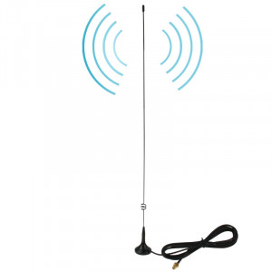 NAGOYA UT-108UV SMA Femelle Double Bande Magnétique Antenne Mobile pour Talkie Walkie, Antenne Longueur: 50cm SN5204401-20
