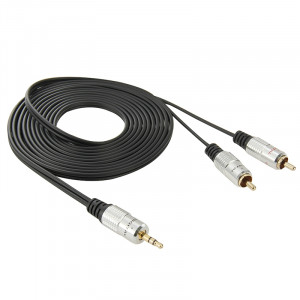 Jack stéréo 3,5 mm vers câble audio RCA mâle 2, longueur: 3 m S36674567-20