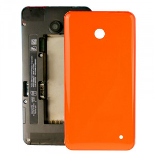 iPartsAcheter pour Nokia Lumia 635 boîtier couvercle arrière de la batterie + bouton latéral (orange) SI318E1797-20