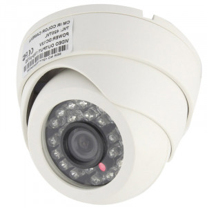 Caméra infrarouge matérielle de couleur d'ABS de lentille de CMOS 420TVL 3,6mm avec 24 LED, distance d'IR: 20m SH0251351-20