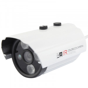 Caméra infrarouge de couleur de matériel en métal de lentille en métal de lentille de CMOS 420TVL 6mm avec 3 LED, distance d'IR: 20m SH02861644-20