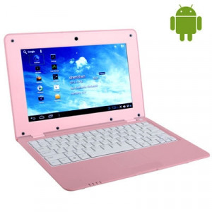 Ordinateur portable N1001, 10,1 pouces, 512 Mo + 4 Go, Android 4.0, VIA WM8880 Dual Core 1,5 GHz, WiFi, LAN (rose) SO136F1813-20