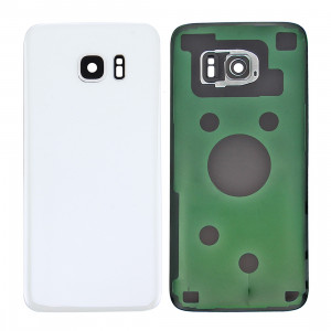 iPartsAcheter pour Samsung Galaxy S7 bord / G935 couvercle arrière de la batterie d'origine avec la lentille de caméra (blanc) SI04WL646-20