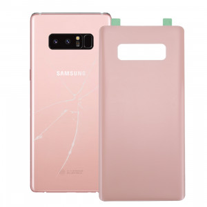 iPartsAcheter pour Samsung Galaxy Note 8 couvercle arrière de la batterie avec adhésif (rose) SI20FL409-20