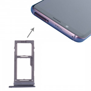 iPartsAcheter pour Samsung Galaxy S9 + / S9 Carte SIM et Micro SD (Gris) SI657H1170-20