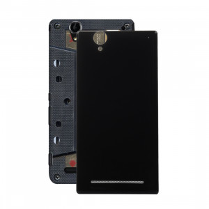 iPartsAcheter pour Sony Xperia T2 Ultra couvercle de la batterie arrière (Noir) SI92BL1359-20