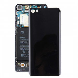 iPartsAcheter pour Xiaomi Mi 5 Original couvercle arrière de la batterie (sans support) (Noir) SI30BL647-20