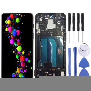 Écran LCD et numériseur complet avec cadre pour OnePlus 6 (noir) SH348B1340-20