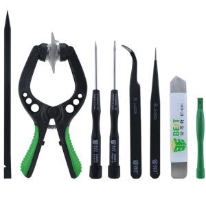 8 en 1 BEST BST-609 Kit d'outils de réparation de téléphone portable Outils d'ouverture SB3256885-20