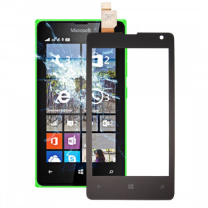 iPartsBuy pour Microsoft Lumia 435 écran tactile Digitizer Assemblée (Noir) SI53BL1486-20