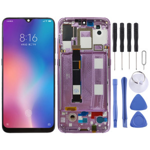 Écran LCD et numériseur complet avec cadre pour Xiaomi Mi 9 (rose) SH731F1823-20