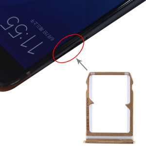 Plateau pour carte SIM + Plateau pour carte SIM pour Xiaomi Mi 6 (Or) SH072J1772-20