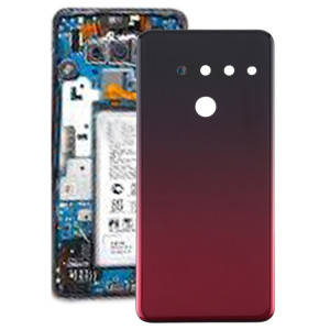 Cache arrière de la batterie pour LG G8 ThinQ / G820 G820N G820QM7, version KR (rouge) SH05RL1348-20