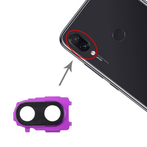 Lunette arrière de l'appareil photo pour Xiaomi Redmi Note 7 Pro / Redmi Note 7 (Violet) SH535P1332-20
