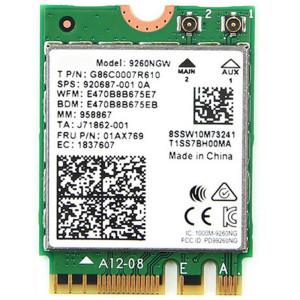 9260NGW Carte neuve pour carte réseau sans fil double bande Intel 9260AC Bluetoth 5.0 5G 1730Mbps Wifi Carte réseau PK 8265/7260/8260 SH52131787-20