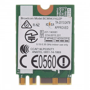 BCM943162ZP Carte réseau sans fil pour Lenovo E450 E550 E455 E555 M50-70 M50-80 G70-70 G70-80 Z70-80 G50-30 G50-45 G50-70 SH8555422-20