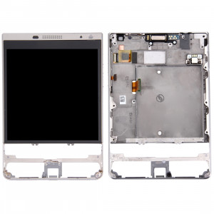 iPartsBuy pour BlackBerry Passport Silver Edition Écran LCD + Écran Tactile Digitizer Assemblée avec Cadre SI754L1368-20