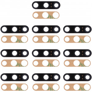 10 lentilles de caméra arrière et adhésif pour Xiaomi Mi 9 SE (noir) SH008B1344-20