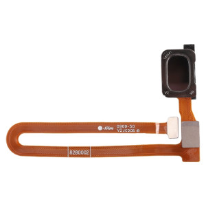 Pour câble flexible du capteur d'empreintes digitales OnePlus 6 (noir) SH935582-20