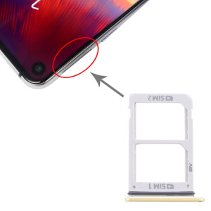 Pour Samsung Galaxy A8s / Galaxy A9 Pro 2019 Plateau de carte SIM + Plateau de carte SIM (Orange) SH995E13-20