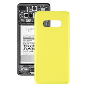 Pour Galaxy S10e SM-G970F/DS, SM-G970U, SM-G970W Coque arrière de batterie d'origine (jaune) SH26YL1033-20