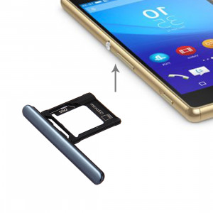 iPartsAcheter pour Sony Xperia XZ Premium (double carte SIM) Micro SD / Carte SIM Bac + Carte Slot Port Dust Plug (Noir) SI698B234-20