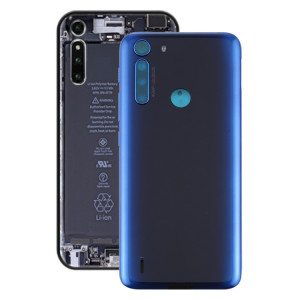 Cache arrière de la batterie pour Motorola One Fusion (bleu) SH736L1712-20