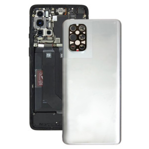 Pour le couvercle arrière de la batterie OnePlus 8T + 5G avec couvercle d'objectif d'appareil photo (argent) SH64SL965-20
