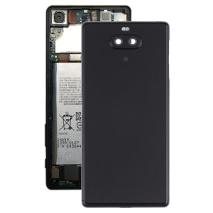 Coque arrière de batterie pour Sony Xperia 8 avec cadre central et cache d'objectif de caméra (noir) SH65BL368-20