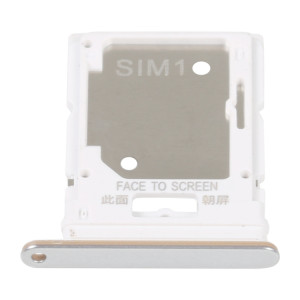 Plateau de carte SIM + plateau de carte Micro SD pour Xiaomi Redmi Note 11 Pro 4G/Redmi Note 11 Pro 5G/Redmi Note 11E Pro/Redmi Note 11 Pro+ 5G Inde/Poco X4 Pro 5G (Blanc) SH543W960-20