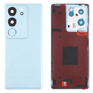 Pour Vivo V29 Pro Couvercle arrière de la batterie d'origine avec couvercle d'objectif de caméra (bleu) SH95LL1671-20