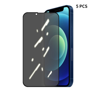 5 PCS Enkay Hat-Prince Couverture complète 28 degrés Protection d'écran de confidentialité Protecteur de verre trempé anti-espion pour iPhone 13/13 Pro SE02021288-20