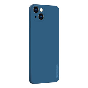Pinwuyo Touching Série TPU de TPU en silicone liquide pour iPhone 13 (bleu) SP601B1033-20