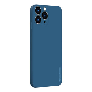 Pinwuyo Touching Series TPU Silicone liquide TPU antichoc pour iPhone 13 Pro (Bleu) SP602B389-20