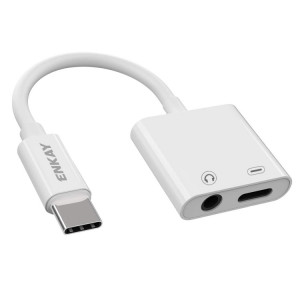 ENKAY ENK-AT106 USB-C / TYPE-C à 3,5 mm Câble de données de casque et adaptateur de charge Type-C de 3,5 mm SE8453902-20