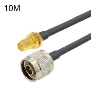 Câble adaptateur coaxial RP-SMA femelle vers N mâle RG58, longueur du câble : 10 m. SH6606482-20