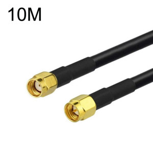 Câble adaptateur coaxial SMA mâle vers RP-SMA mâle RG58, longueur du câble : 10 m. SH1906777-20