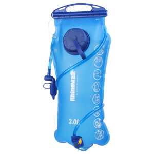Sac à eau pour vélo Rhinowalk 2L / 3L à ouverture complète Sac à eau potable en plein air, couleur: RK18103 bleu 3L SR33031518-20